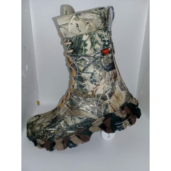 Sepatu pdl ninja camo shinoby out Sol loreng hijau hiking hunting adventure