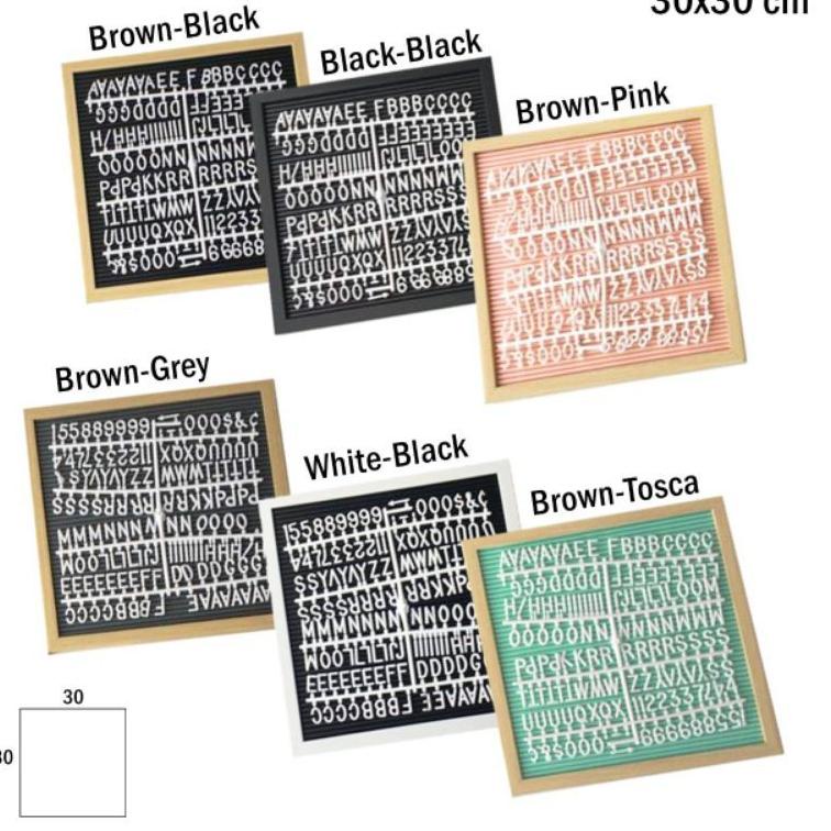 

Diskon Letter Board (Sudah Include 1 set huruf dan angka) WAT