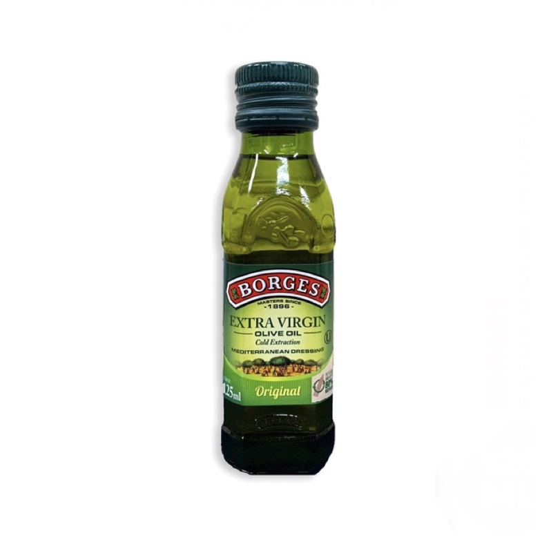 

BORGES Extra Virgin Olive Oil 125 ml - Minyak Zaitun / BORGES / Extra / Virgin / Olive / Oil / 125 ml / Minyak / Zaitun
