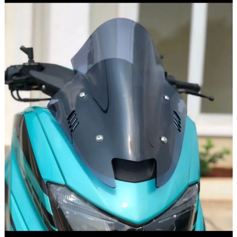 WINDSHIELD NMAX LAMA SPORTY TDR SIRIP V2. VISOR NMAX OLD SPORTY TDR SIRIP V2 TEBAL 4 MILI
