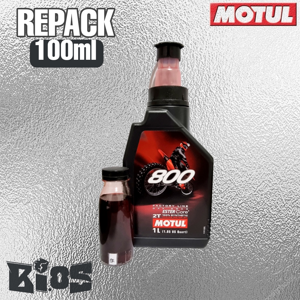 Motul 800 Off Road 2T Kemasan 100ml Oli Samping Repack 100ml ORIGINAL 100%