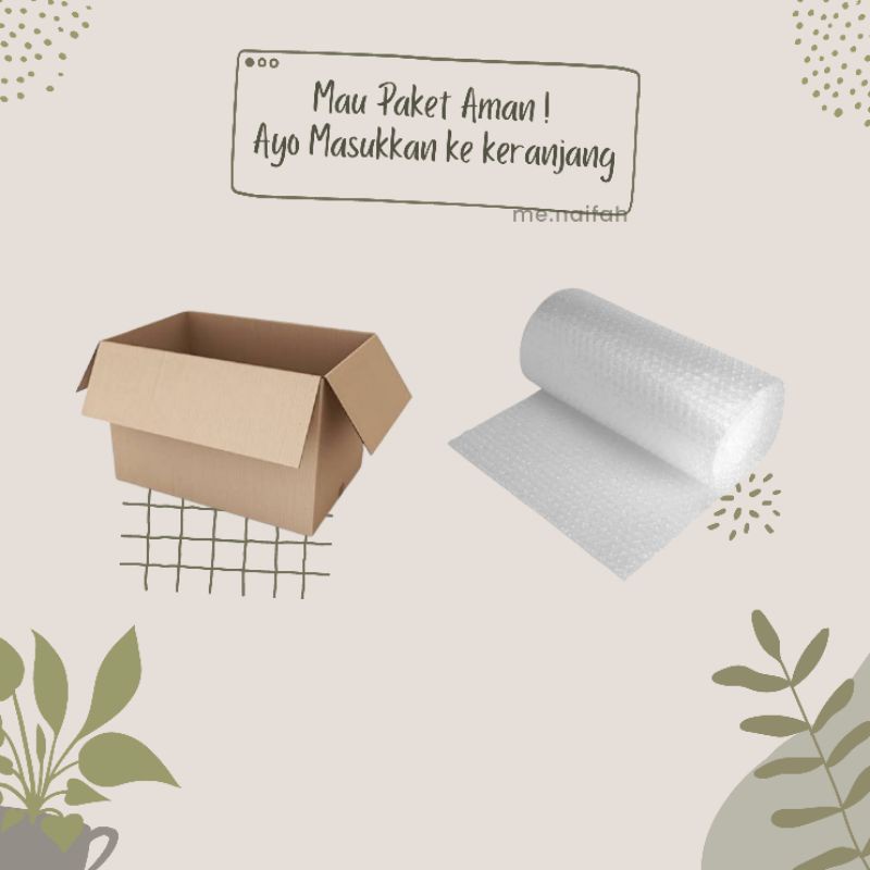 

BUBBLE WRAP KARDUS TAMBAHAN PACKING AMAN