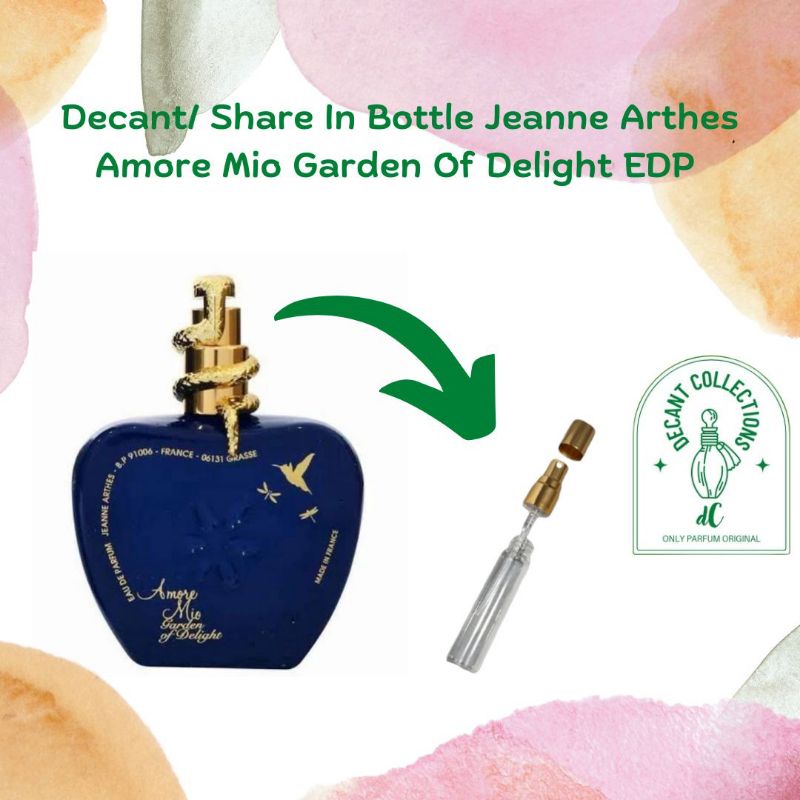 Decant/ Share In Bottle Jeanne Arthes Amore Mio Garden Of Delight EDP