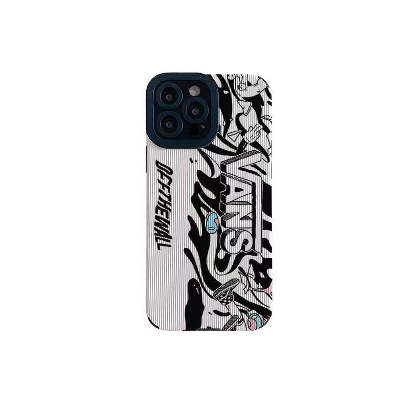 Ins Pola Street Wear Cocok Untuk Iphone14 14pro 14Plus 14prm Iphone13 13prm iPhone 11 7Plus 8Plus Xr XS 12 Pro Max Empat Sudut Casing Ponsel Tahan Guncangan