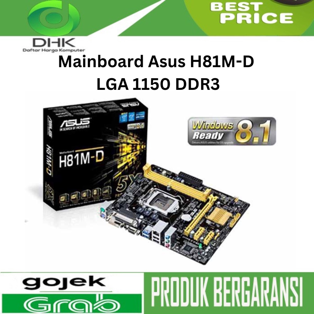 Motherboard Asus H81M-D DDR3 LGA 1150