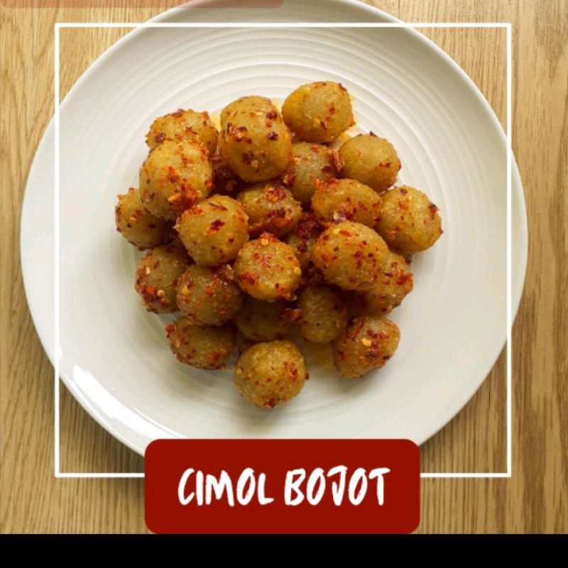 

cimol bojot pedas isi 25 butir tanpa isi instan goreng sebentar/cimolgoreng
