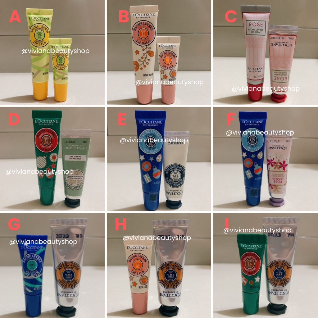 Loccitane Rose Shea Light Bergamot Lip Balm 12ml