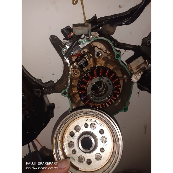 Spul + magnet Yamaha Vixion old barang masih bagus ori bawaan motor