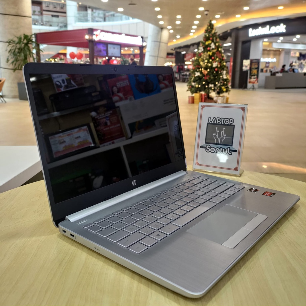 Laptop Gaming Murah HP 14 AMD Ryzen 3 3250U RAM 16GB SSD 512GB FHD IPS WINDOWS 11 TERLARIS