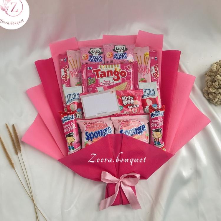 

✔✔SALE✔✔ (B11) Bucket snack/buket snack/bouquet snack [INCLUDE: packing + kartu ucapan]