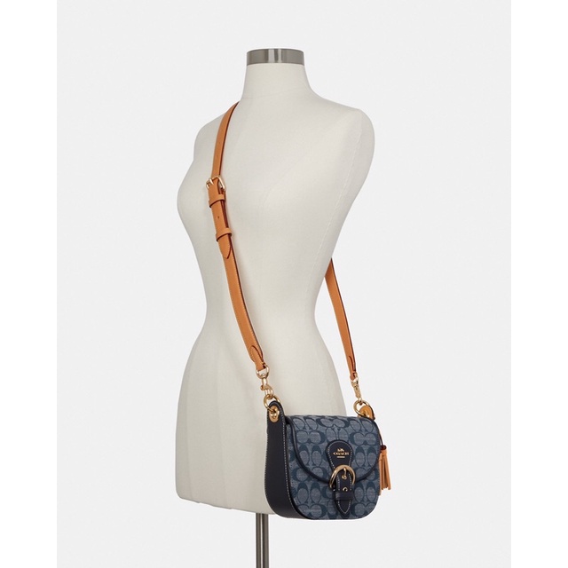 Coach Kleo Shoulder Bag 17 In Signature Chambray (C8512)