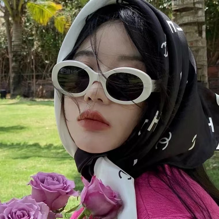 FAB Kacamata Hitam Abu Bingkai Hitam Anti-UV Wanita Pria Import Kacamata Fashion