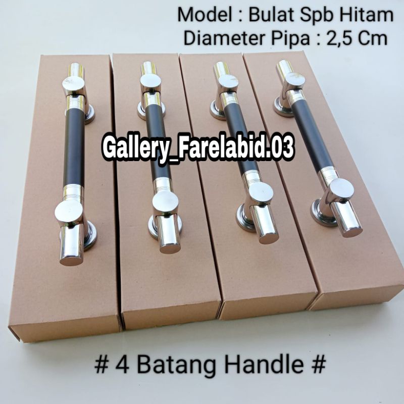 4 Pcs Handle Pintu Rumah Stainless Steel Bulat Spb 33 Cm Gagang Pintu Rumah Modern Pegangan Pintu Utama Kupu Tarung Tarikan Pintu Kamar Dapur Rumah Minimalis