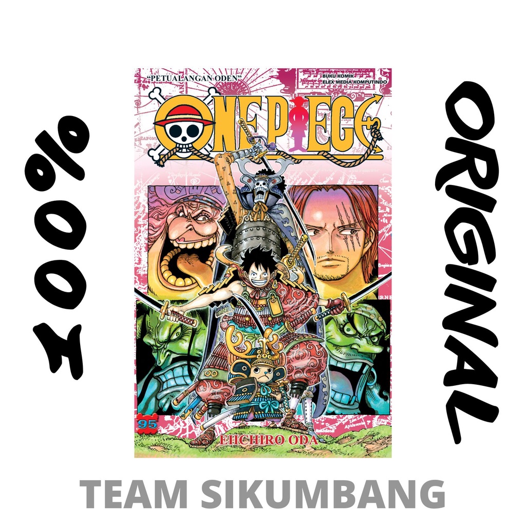 Jual Komik One Piece Vol 95 Original by Eiichiro Oda Shopee Indonesia