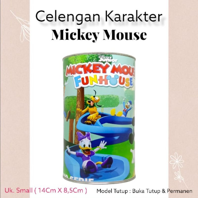 Celengan Target Motif Mickey Mouse Celengan Target Karakter Celengan Target Anak-Anak Celengan Targe