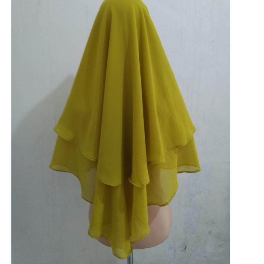 FREE ONGKIRJilbab Khimar 2 Layer Mini | Kerudung Hijab mini 2 layer|RA8