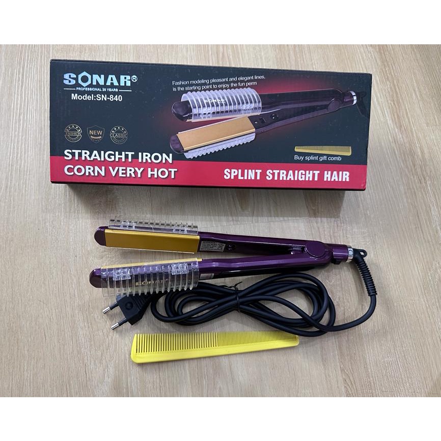 CATOKAN Rambut Sonar SN 840 Pelurus / Catokan SONAR 840 / Catokan sn 840 + SISIR