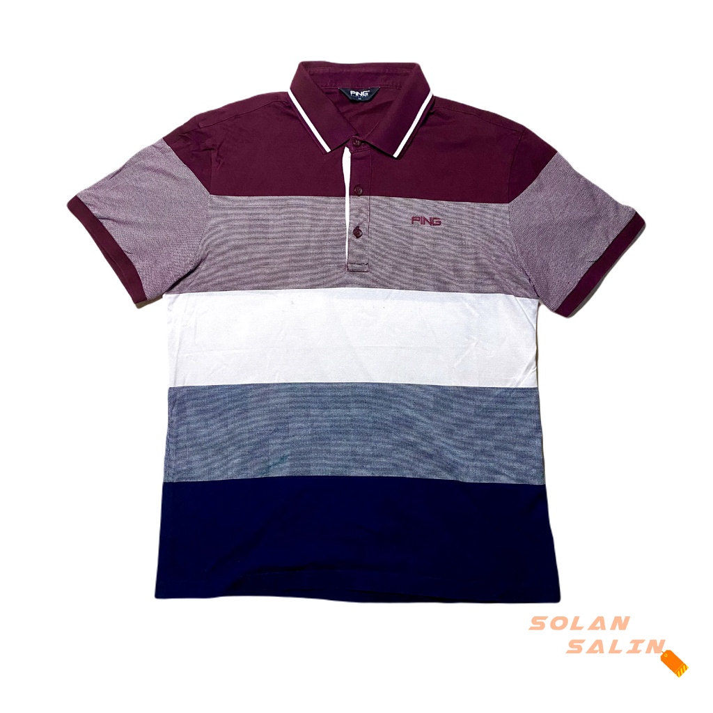 PING Golf Polo Shirt Preloved / Kaos Polo Golf