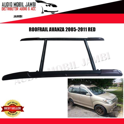 ROOFRAIL ATAP MOBIL / PALANG ATAS MOBIL AVANZA XENIA 2005-2011 REDWINE
