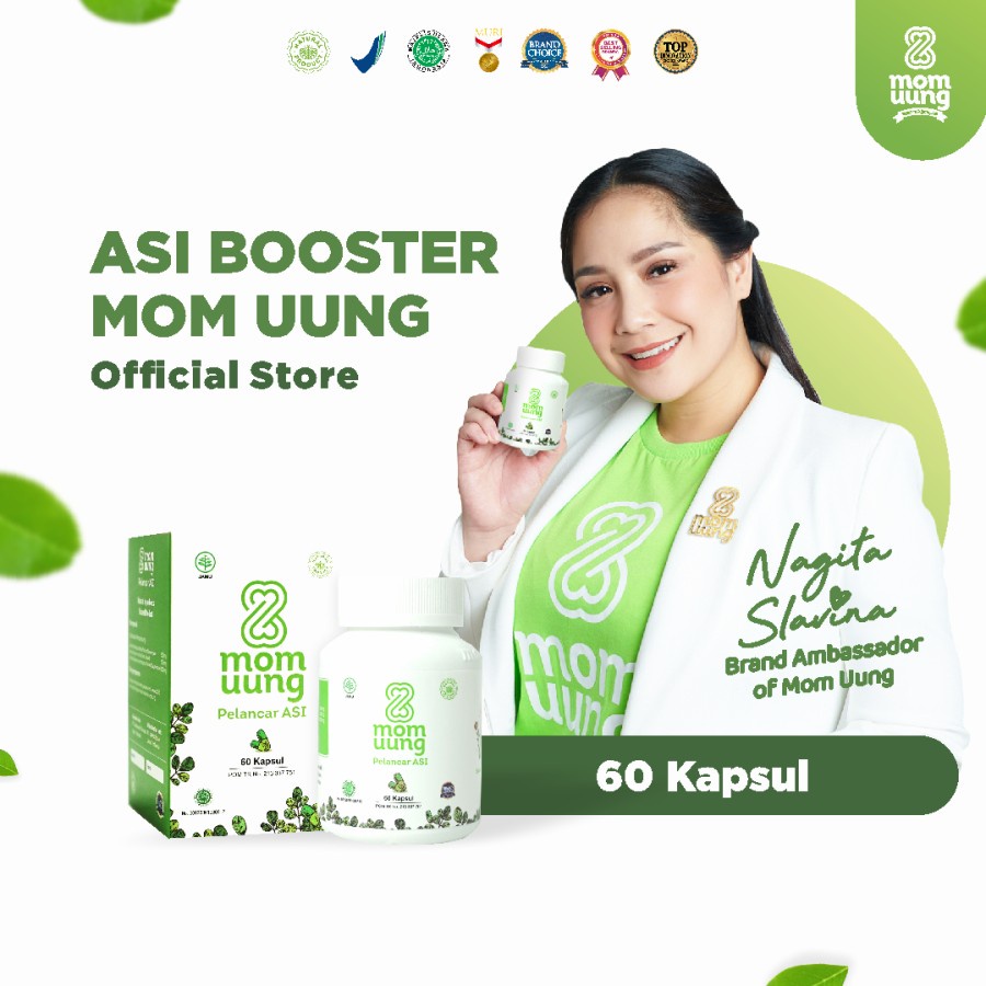 Mom Uung Asi Booster / Pelancar Asi Kapsul BPOM Halal