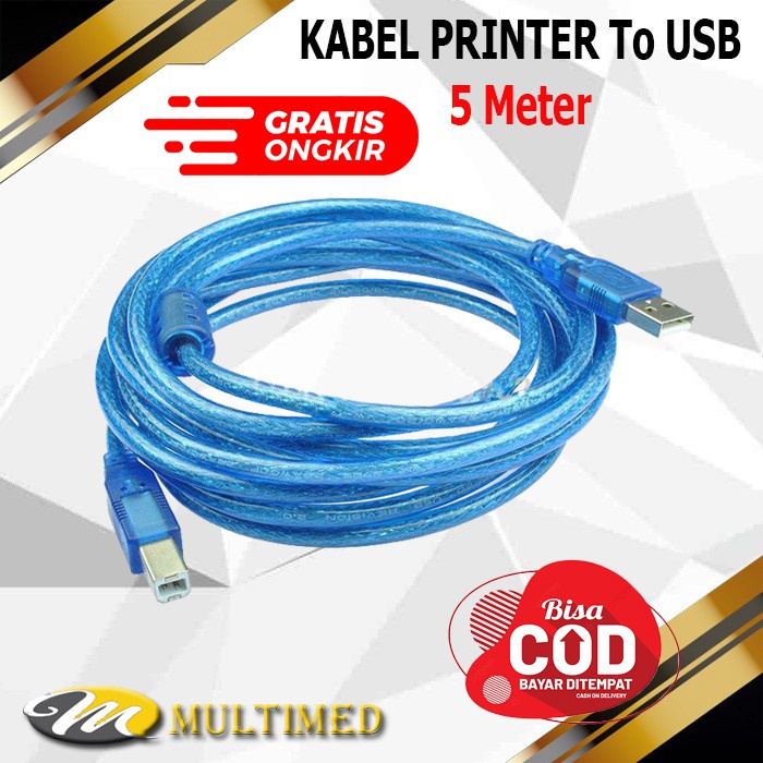 Kabel USB To Printer 5 meter NYK