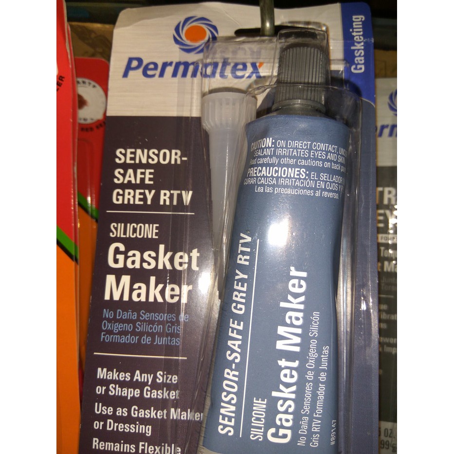 Permatex Sensor Safe Grey RTV Silicone Gasket Maker PERMATEX GREY RTV