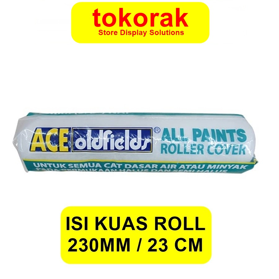 REFILL KUAS ROLL CAT 9 INCH ALL PAINTS ACE OLDFIELDS ISI ROLLER 230MM