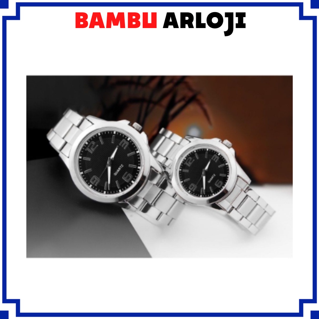 BAJ JAM TANGAN COUPLE LTP MTP MURAH RANTAI PERMIUM IMPORT GROSIR PRIA WANITA COD CS006