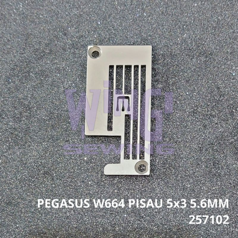 257102 PEGASUS W664 5x3 5.6MM 3 Jarum Plat Mesin Jahit Overdeck Kam