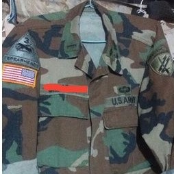 Patch Set Us Army Second Original Cabutan