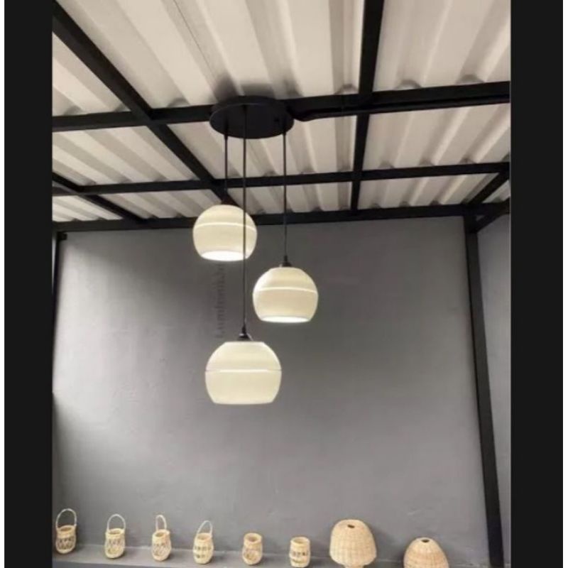 lampu gantung minimalis dekorasi rumah kantor cafe dll
