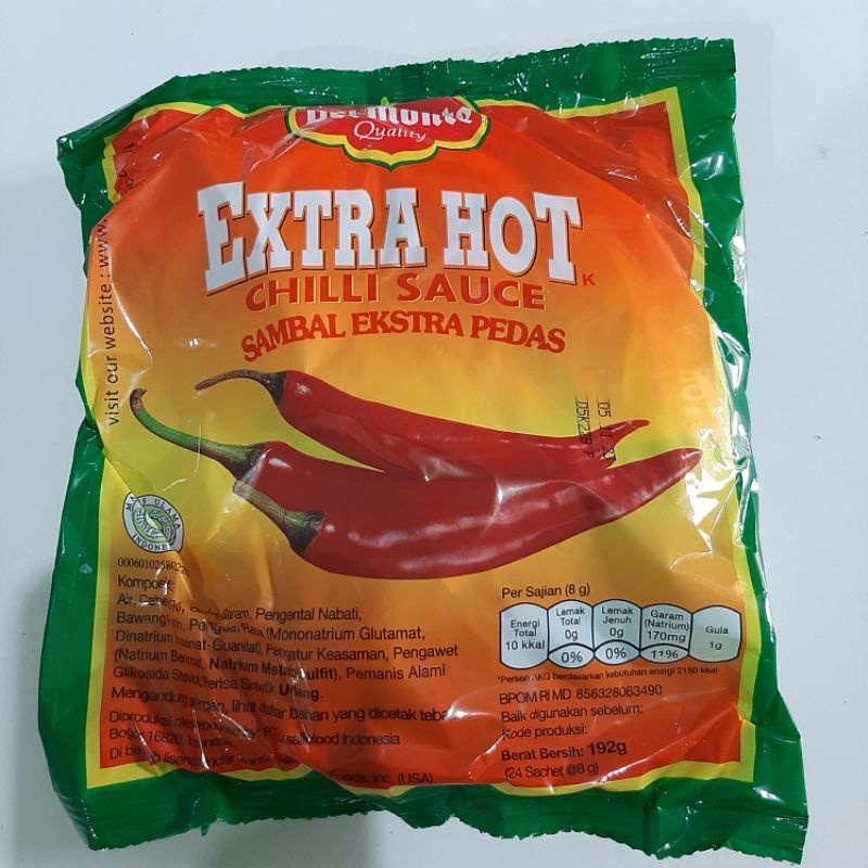 

Delmonte Saus Extra Hot Sachet