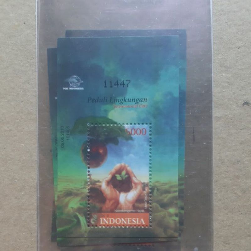 

Perangko Indonesia 2010 Peduli Lingkungan sheet 1 prangko