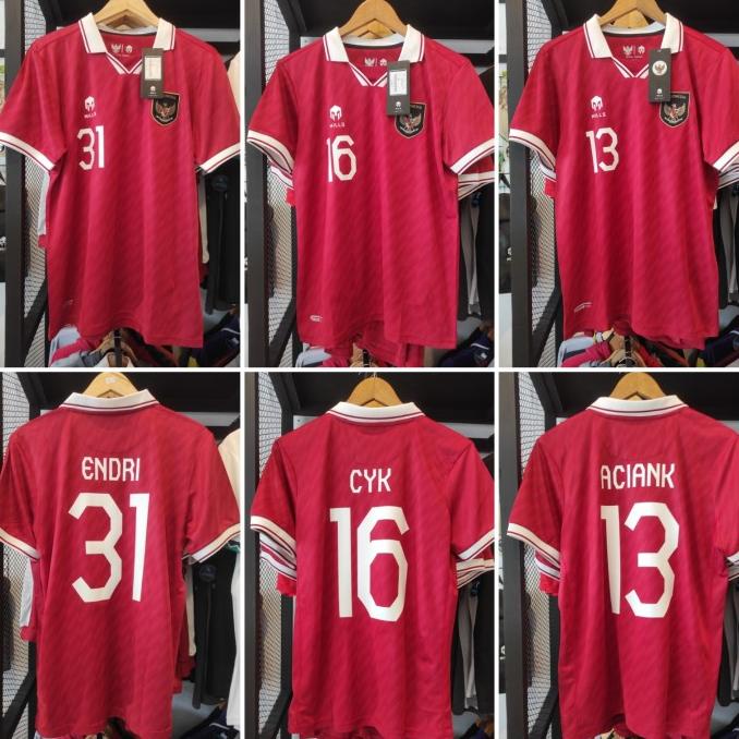 JERSEY TIMNAS INDONESIA 2022 + NAMESET