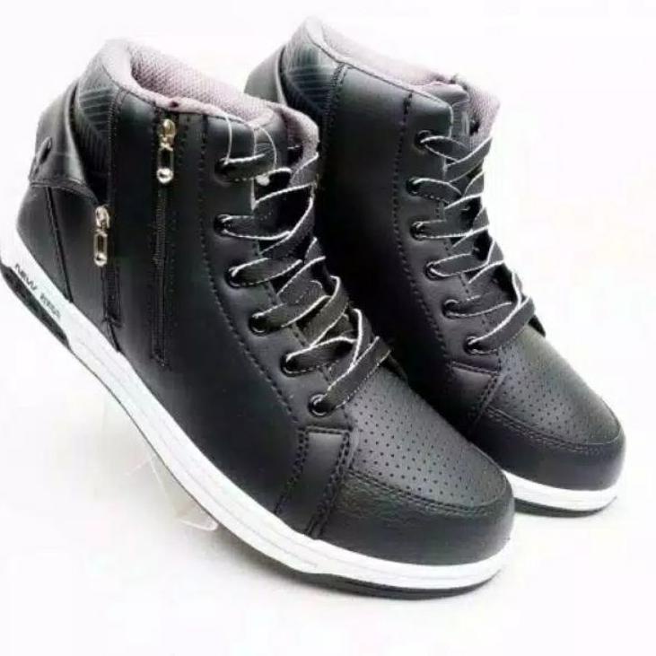 HRR-74 SEPATU SEKOLAH ANAK HITAM NEW ERA TUSCANY/REBECCA SEPATU ANAK HITAM PRIA WANITA SIZE 30-42 [2