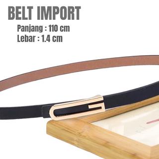 UP [SMARTGIRL] Ikat  Pinggang Wanita Cantol Fashion Kulit PU Gasper Wanita Belt / Ikat pinggang wanita IMPORT 00194-00201