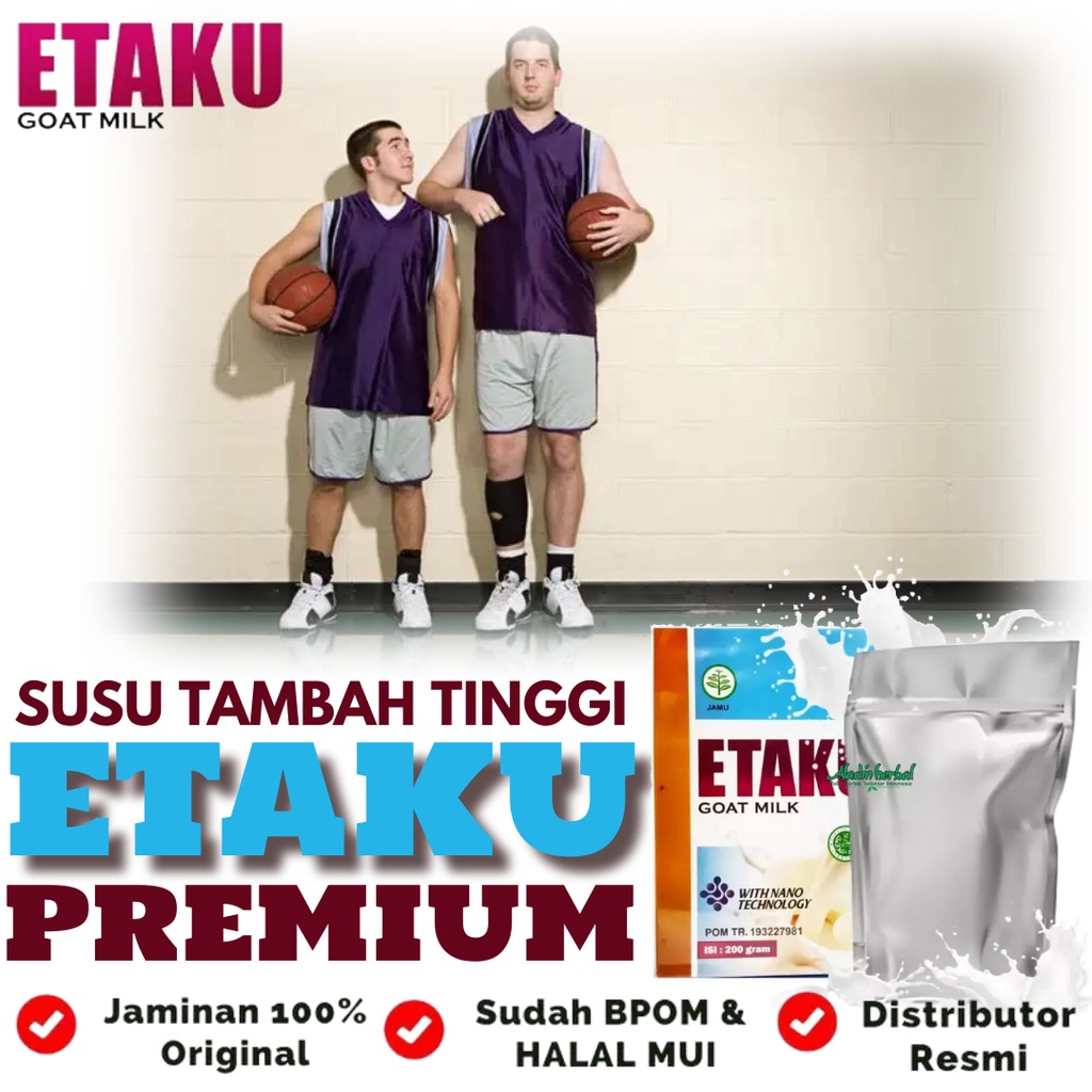 

Walatra Etaku GOAT MILK Original - Suplemen dan Vitamin Peninggi / Penambah Tinggi badan dll