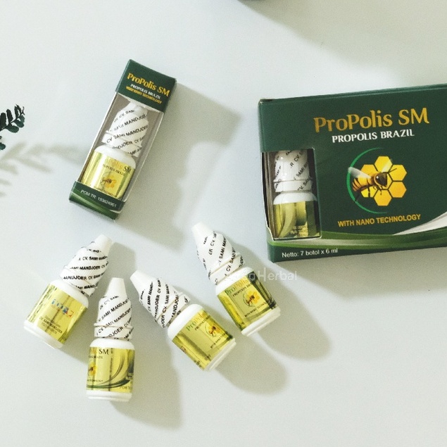 Propolis SM Obat Telapak Kaki Terasa Panas Kebas Baal Nyeri Sering Kesemutan Kaku Jari Tangan Kram Herbal Original BPOM