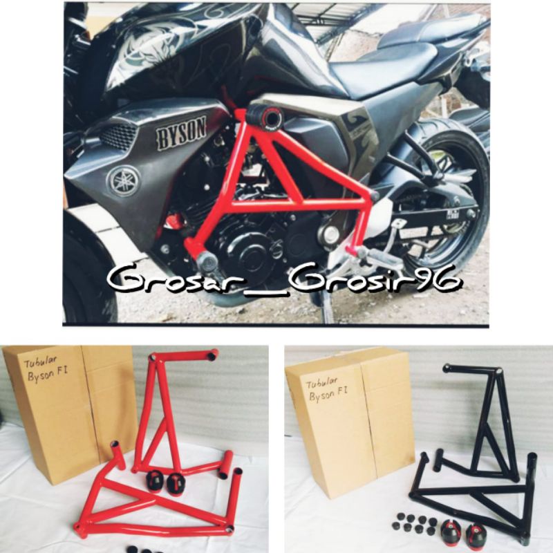 Tubullar/crashbar Yamaha Byson fi plus Jalu sylinder agna