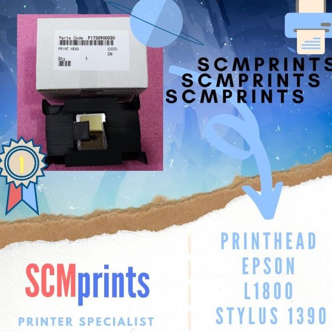 Printhead Print Head EPSON 1390 L1800 L-1800 New Original Promo Head
