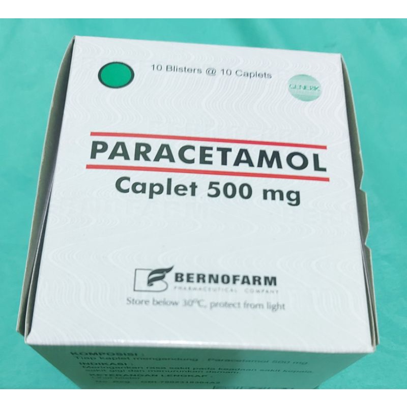 Jual Paracetamol 500mg Bernofarm 1strip Shopee Indonesia