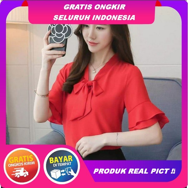 Zc Be Okay Xoxo Painting Shirt Kemeja Oversize Bestseller ,Kemeja Linen Premium Fashion Wanita Korea