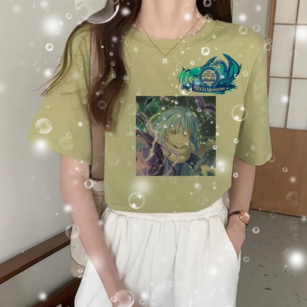 BAJU KAOS Gambar Slime SABLON CUSTOM Slime Isekai Memories SATUAN FOTO GAMBAR NAMA TULISAN KATA KATA