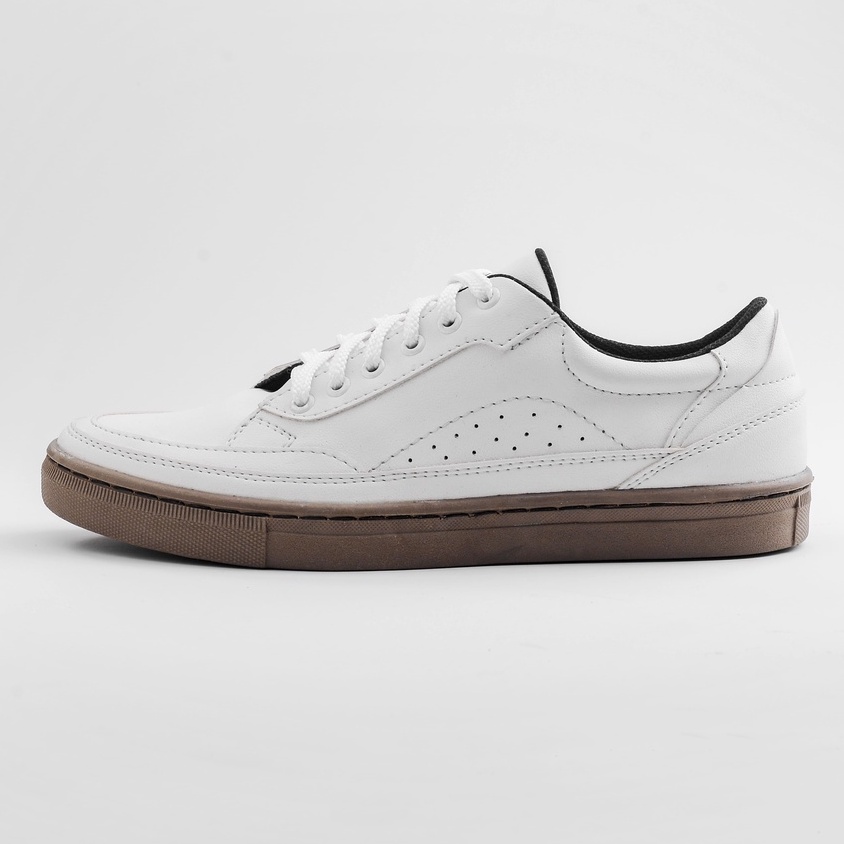 JOSE WHITE GUM - Sepatu Sneaker Sniker Sneker Pria Casual Original