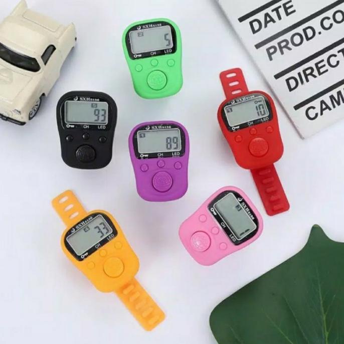 TASBIH DIGITAL LED RECHARGEABLE 5 CHANNEL 6 DIGITS