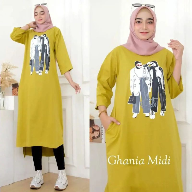 Lover.Fashion Ghania Midi/Mini Dress Fashion Muslim