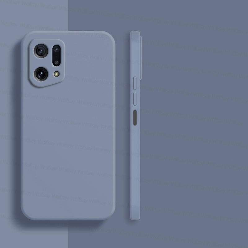 Untuk OPPO Find X5 X3 Pro Lite Case Cover Cases Penutup Belakang Ponsel Silikon Cair Shockproof