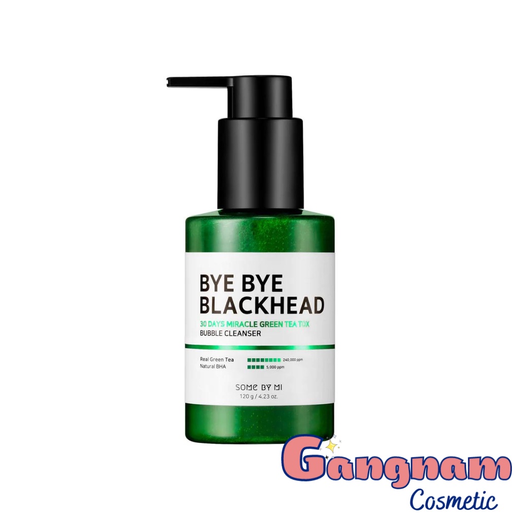 SOMEBYMI Bye Bye Blackhead 30 Days Miracle Green Tea Tox Bubble Cleanser 120g