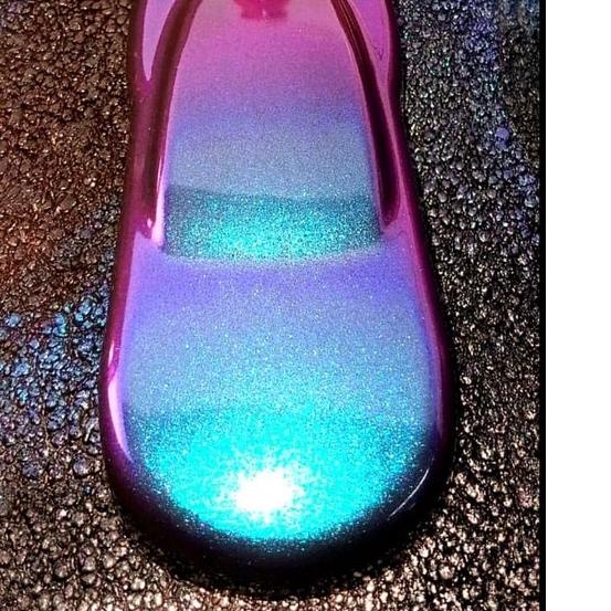 TERBARU Cat Bunglon (chameleon)200ml tiga warna Merah Biru Ungu SUPER COLOUR Bergaransi