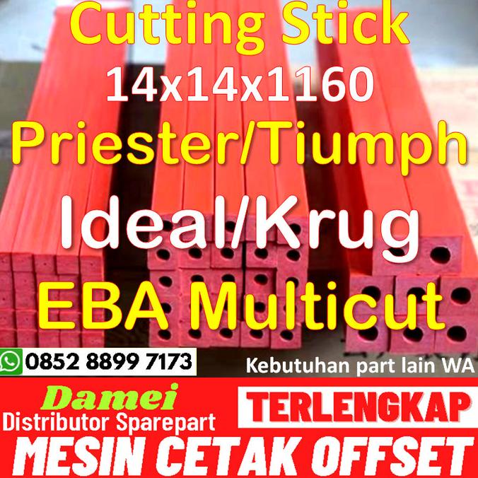 

Tatakan Mesin Potong Kertas Offset Cutting Stick Wohlenberg 115